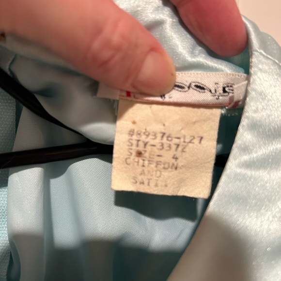 Talbots chiffon and satin blouse - Picture 7 of 10